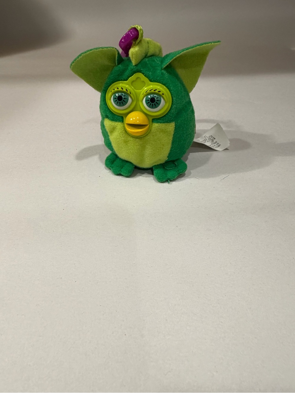 McDonalds Happy Meal Furby Toy Keychain Clip PlushVintage 2000 rare